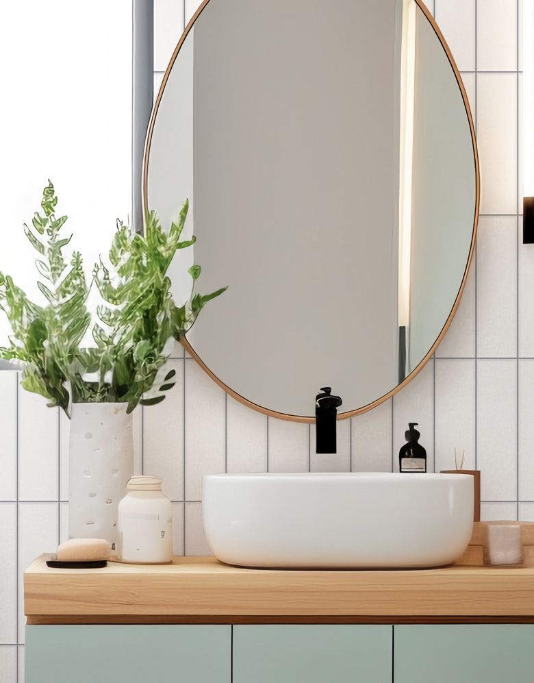 Papel de Parede de Azulejo Brick Vertical Snow