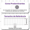 KIT DE 8 ROLOS - 1,00m x 50cm - Papel de Parede de Azulejo Brick Vertical Snow