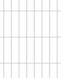 KIT DE 8 ROLOS - 1,00m x 50cm - Papel de Parede de Azulejo Brick Vertical Snow
