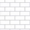 Papel de Parede Adesivo Brick Metro Snow