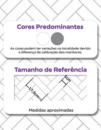 Papel de Parede Adesivo Brick ZigZag Snow