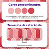 Papel de Parede Adesivo Bricks Escamas Azaléia Rosa