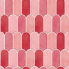 Papel de Parede Adesivo Bricks Escamas Azaléia Rosa
