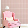 Papel de Parede Brick Vertical Blush