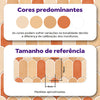 Papel de Parede Adesivo Bricks Escamas Laranja Tangerina
