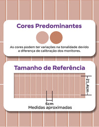 Papel de Parede Adesivo Brick Vertical Blossom