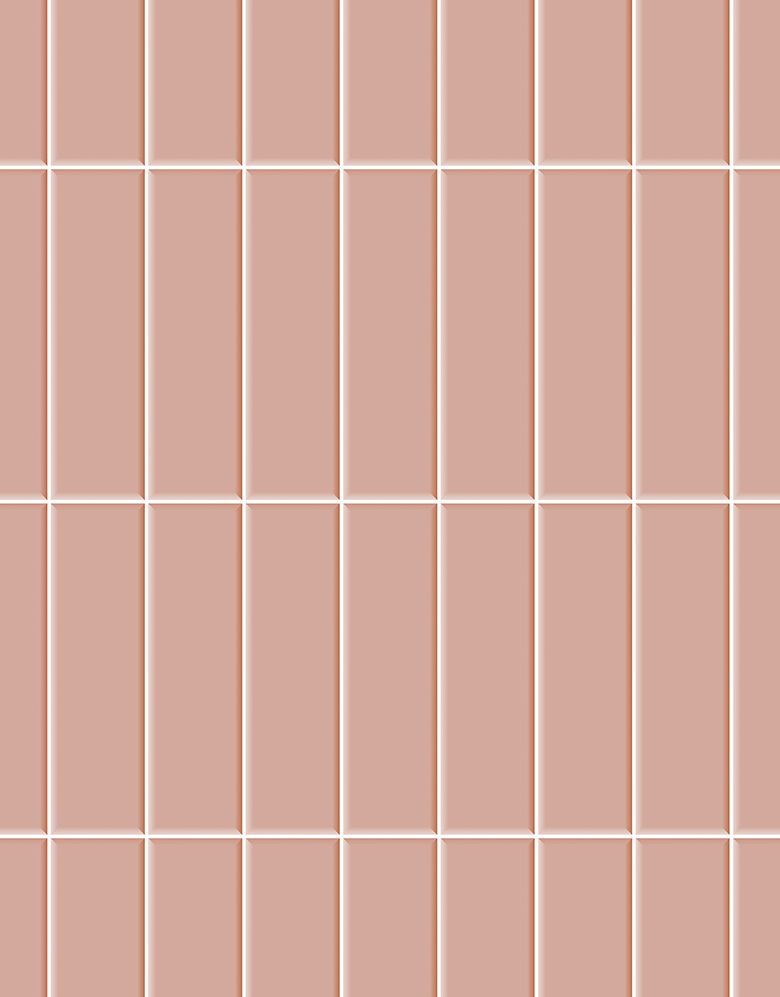 Papel de Parede Adesivo Brick Vertical Blossom