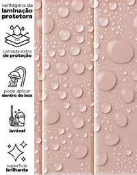 Papel de Parede Adesivo Brick Vertical Blossom