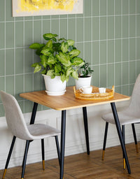 Papel de Parede Adesivo Brick Vertical Menta