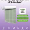 KIT DE 9 ROLOS - 2,50m x 50cm - Papel de Parede Adesivo Brick Vertical Menta