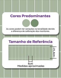 Papel de Parede Adesivo Brick Vertical Menta