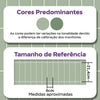KIT DE 9 ROLOS - 2,50m x 50cm - Papel de Parede Adesivo Brick Vertical Menta