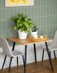 Papel de Parede Adesivo Brick Vertical Menta Com Película para áreas molhadas 1,00m x 50cm
