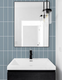 Papel de Parede Adesivo Brick Vertical Frost