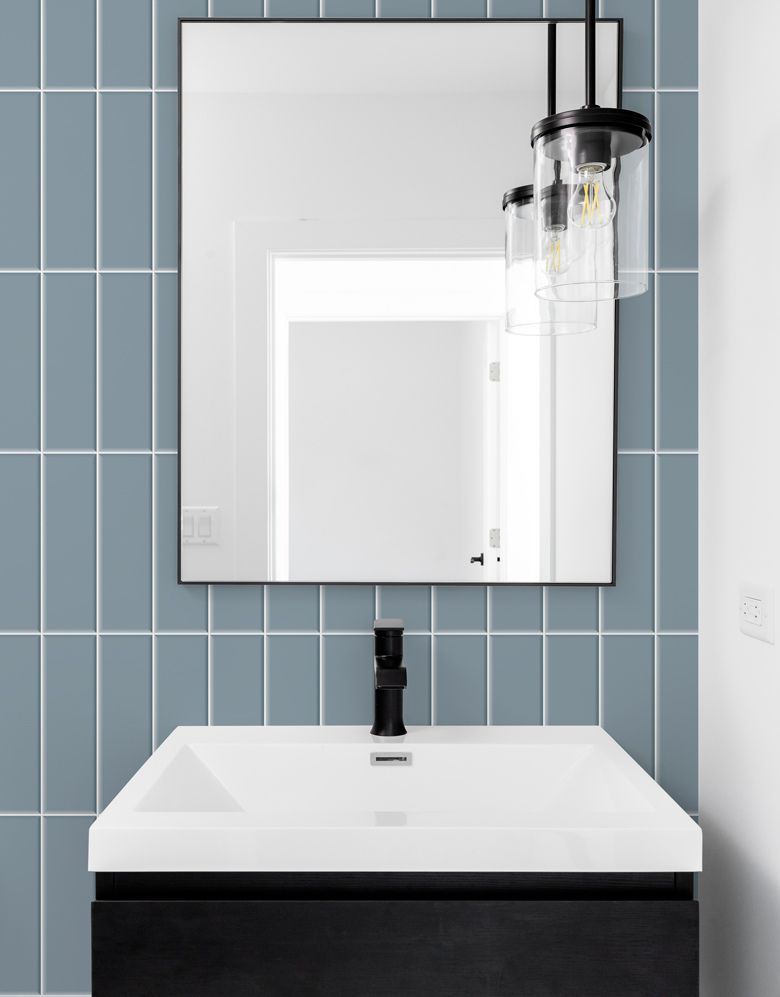 KIT DE 3 ROLOS - 2,50m x 50cm - Papel de Parede Adesivo Brick Vertical Frost