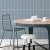 KIT DE 7 ROLOS - 2,50m x 50cm - Papel de Parede Adesivo Brick Vertical Frost