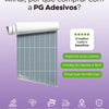 KIT DE 7 ROLOS - 2,50m x 50cm - Papel de Parede Adesivo Brick Vertical Frost