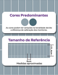 KIT DE 3 ROLOS - 2,50m x 50cm - Papel de Parede Adesivo Brick Vertical Frost