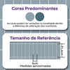 KIT DE 7 ROLOS - 2,50m x 50cm - Papel de Parede Adesivo Brick Vertical Frost