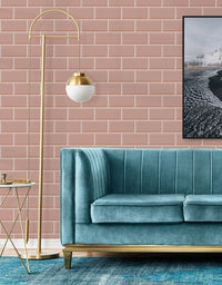 Papel de Parede Adesivo Brick Metro Blossom