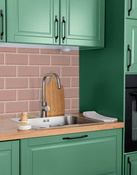 KIT DE 6 ROLOS - 1,50m x 50cm - Papel de Parede Adesivo Brick Metro Blossom