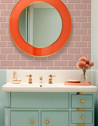 Papel de Parede Adesivo Brick Metro Blossom