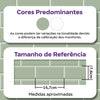 KIT DE 4 ROLOS - 1,50m x 50cm - Papel de Parede Brick Metro Menta