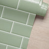 Papel de Parede Brick Metro Menta