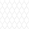 Papel De Parede Adesivo Geométrico Branco 2,50m x 50cm
