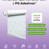 Papel de Parede Adesivo Pied de Poule Azul Aquarela