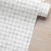 Papel de Parede Adesivo Pied de Poule Cinza Aquarela