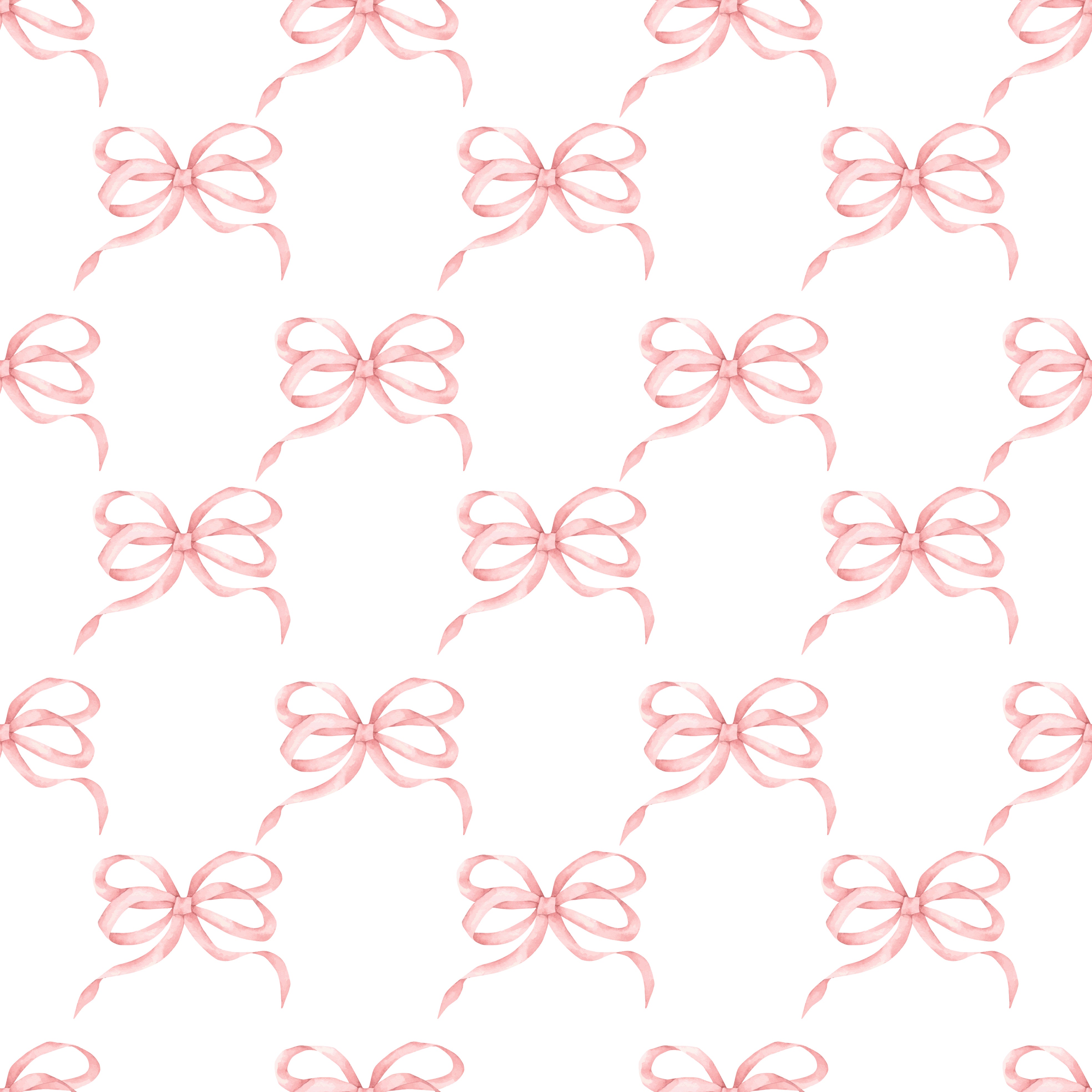 Papel de Parede Adesivo Laços Rosa