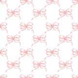 Papel de Parede Adesivo Laços Rosa