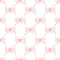Papel de Parede Adesivo Laços Rosa