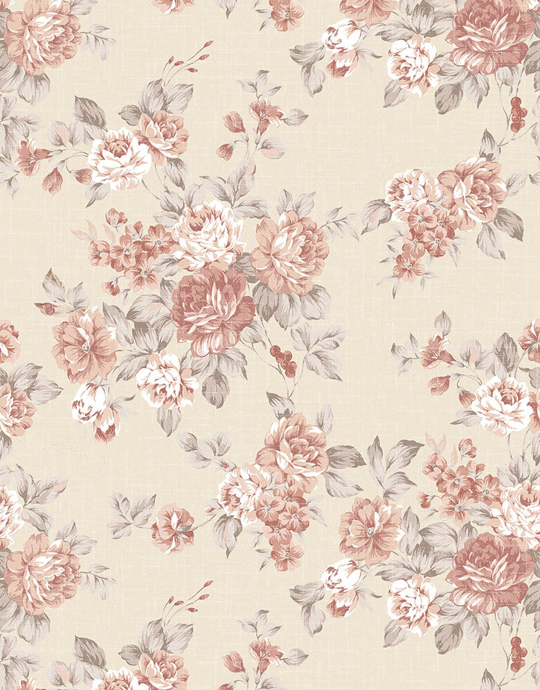 Papel de Parede Adesivo Arranjos de Flores