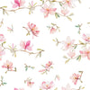 KIT DE 5 ROLOS - 3,00m x 50cm - Papel de Parede Adesivo Flores Jasmim
