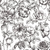 Papel de Parede Adesivo Flores da Noite