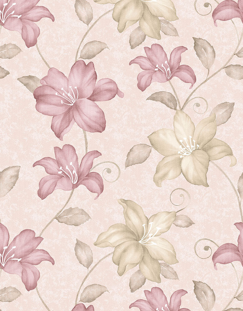 Papel de Parede Adesivo Flores do Amanhecer