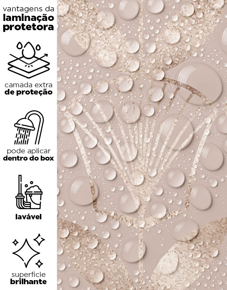 Papel de Parede Floral Rose