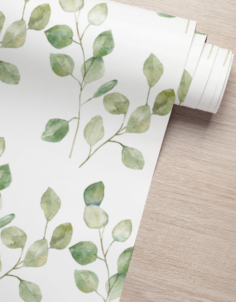 Papel de Parede Autocolante Folhagem