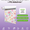 KIT DE 3 ROLOS - 3,00m x 50cm - Papel De Parede Adesivo Garden Aquarela