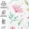Papel de Parede Adesivo Floral Delicado