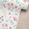 Papel de Parede Adesivo Floral Delicado