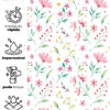 Papel de Parede Adesivo Floral Delicado