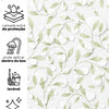 Papel de Parede Adesivo Raminhos Verdes Aquarela