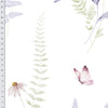 Papel de Parede Adesivo Jardim Lilás
