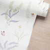 Papel de Parede Adesivo Jardim Lilás