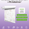 Papel de Parede Adesivo Jardim Rosa