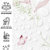 Papel de Parede Adesivo Jardim Rosa