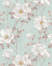 Papel de Parede Adesivo Flores Amarelas